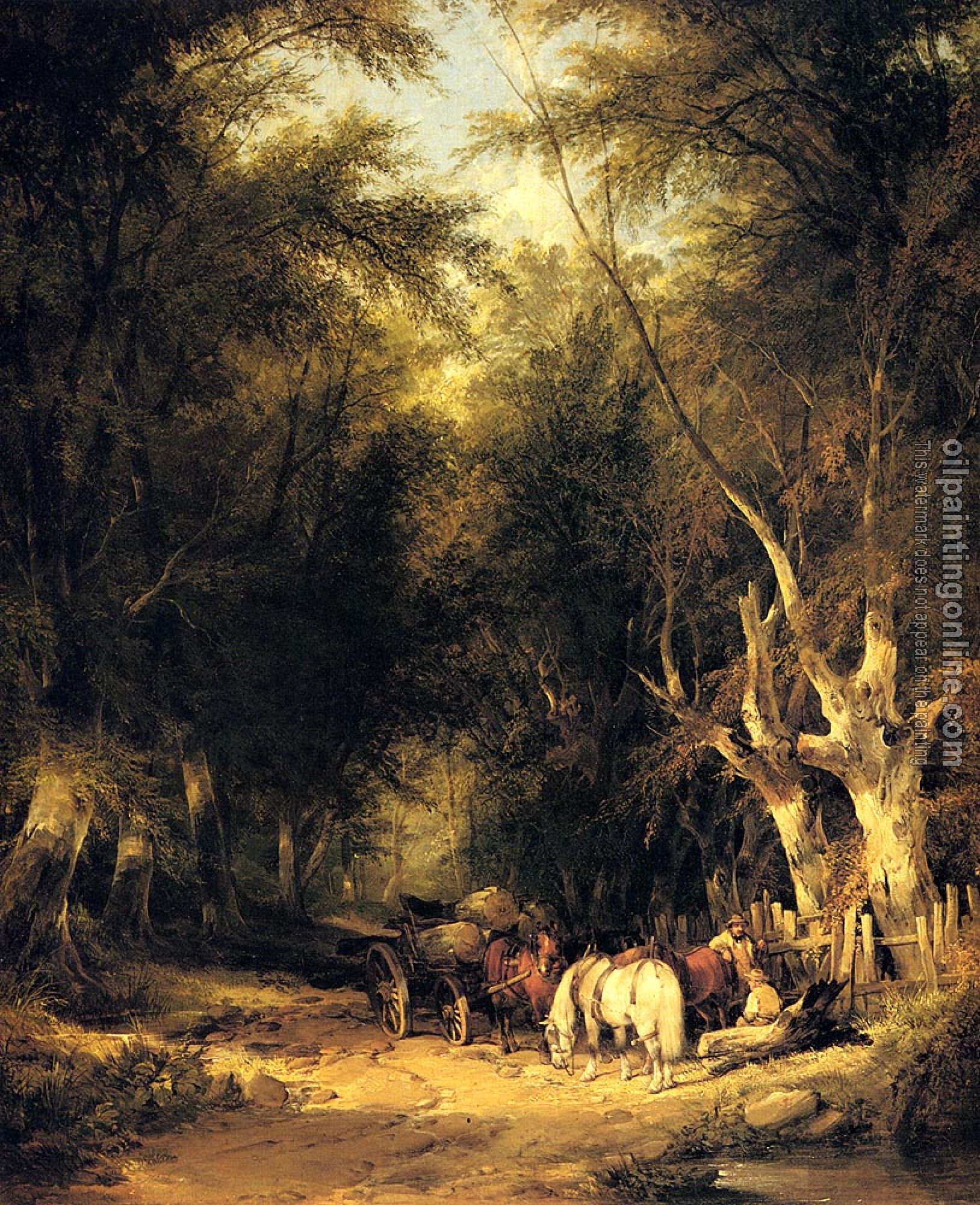 William Shayer, Snr - In The New Forest